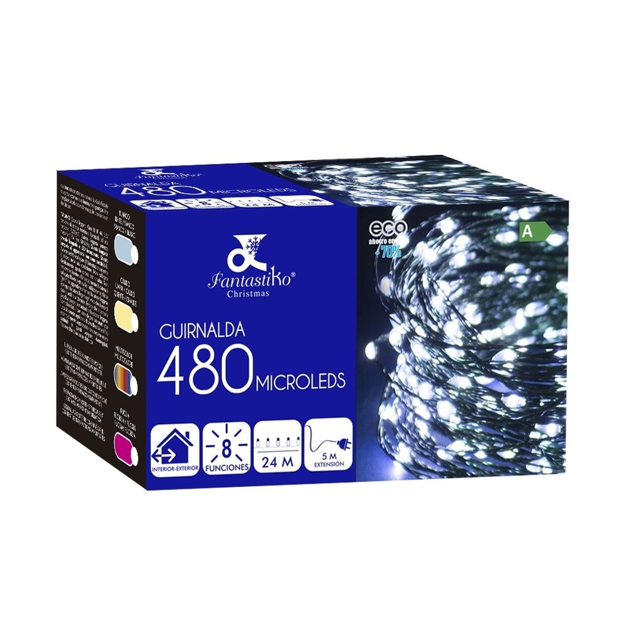 LED gaismu vītne LED Fuksija 480